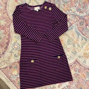 STS sail to sable navy and pink dress